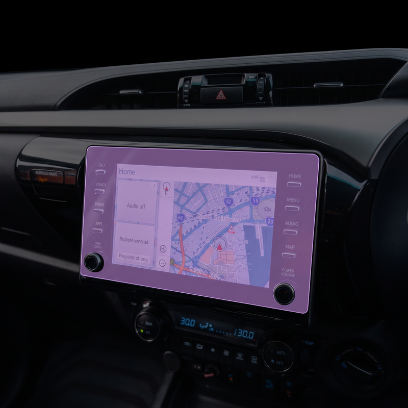 Infotainment Screen Protection - Toyota HiLux