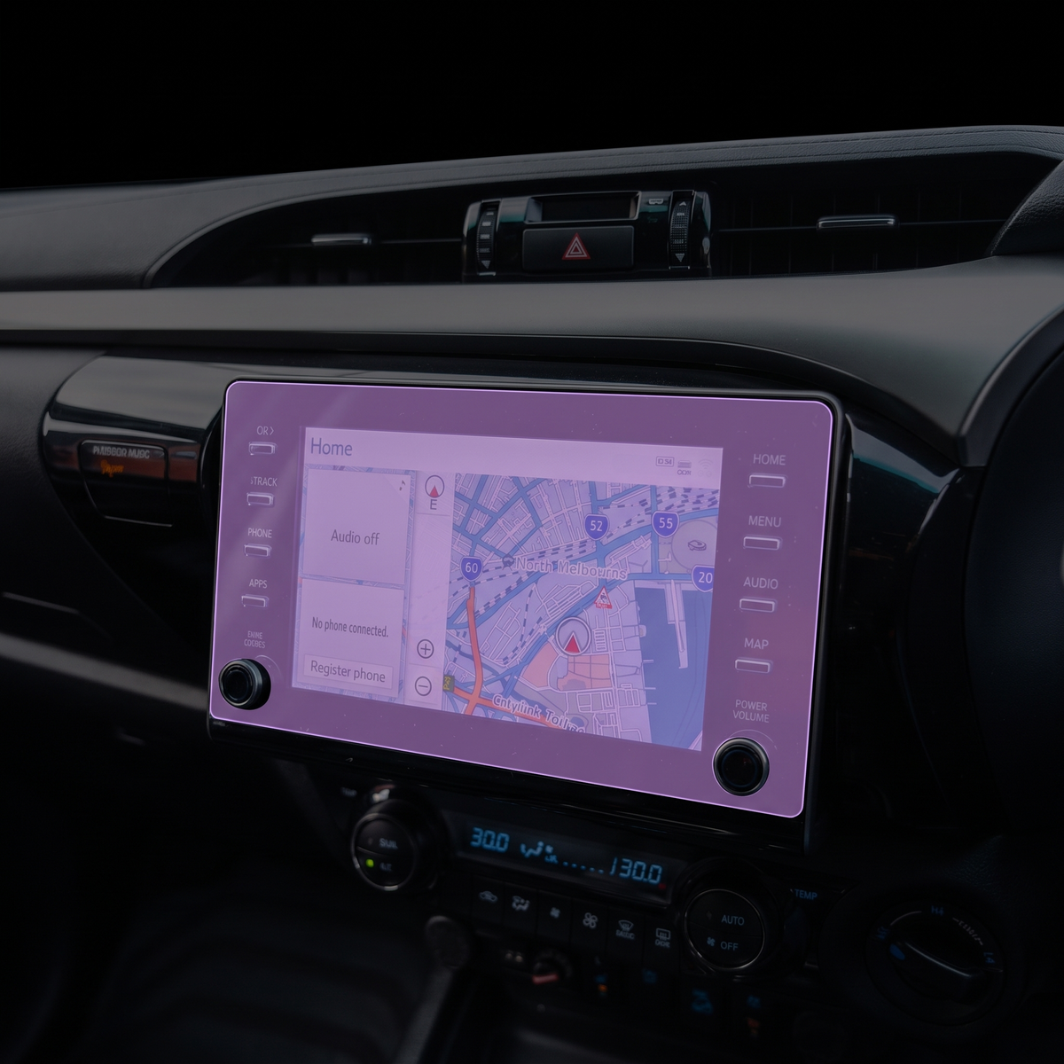 Infotainment Screen Protection - Toyota HiLux