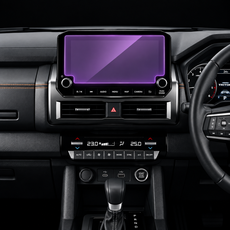 Infotainment Screen Protection - Mitsubishi Triton